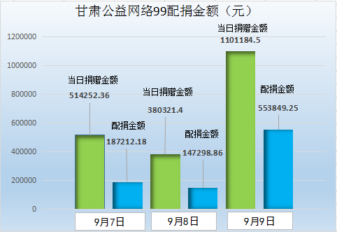 甘肃公益网络99公益日筹款信息汇总